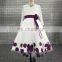 Fancy Real Sample Light Purple Color Little Princess Cinderella Flower Girl Dress Patterns