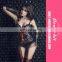 Unique high quality black lace teddy lingerie for women