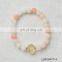 Pink Quartz Natural Stone Bracelet Natural Stone Jewelry Crystal Jewelry Birth Stone Gems
