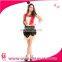 HALLOWEEN Circus Ringmaster Mistress Lion Tamer Showgirl Dress Costume Fancy Party Cosplay