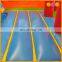 Water park jumping bouncer and slide inflatable combo with pool