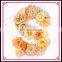 Aidocrystal New design custom bridal groom name acronym artificial flower letter for wedding decor