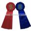 Custom Hot&Graceful Handmade Quality Multi Triple-Deck Horse Race Racing Sport Award Ribbons Rosettes Pin Back Tin Button Badge