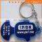 Customized fashion rubber keychain/basketball rubber key chain
