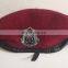 Wine Red Summer Beret Cap