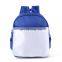 Factory Wholesale Blank Kid's School Backpack for Sublimation