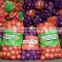 PE Potatoes Woven Leno Mesh Net Bag 25-50 kg For Packing Onions and Oranges