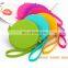 Mini Round Zipper Wristlet Coin Purse Women's Promotional Silicone Coin Change Money Wallet Bags