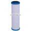 Premium activated carbon block 0.5 micron water filter