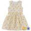 Tiny Flower Sleeveless Dress Baby Cotton Frocks Designs Little Girl Model Top 100