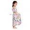 Mom Matching Daughter Boho Maxi Dress Frock Design For Baby Girl Off Shoulder Dress