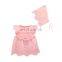 Baby romper summer new style European and American fan hooded net yarn princess dress baby girl baby outing clothes