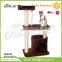 three layers,brown color,cat tree house