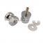 Guida brass round door knob shower door handle