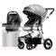 2020 wholesales four wheel luxury cheap muti-functionalbaby pram stroller 3-in-1