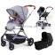 Luxury Baby stroller Push Chair Baby Stroller Foldable 3 In 1
