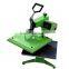 Green 15 x 15 Newest Swing Arm Laminated heat press machine