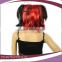 red and black short ponytail halloween party wigs