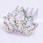 Fashion crystal Rhinestone baby kids princess Birthday party girl women hair comb gift tiara crown FZ-045 size 7*4.5cm