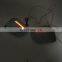 Panoramic Rear View Blue Mirror Glass Led Turn Signal Heating Blind Spot Monitor for Honda City 2009-2014,2pcs