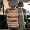Car Detailing Storage Bag Tool Card Storage Carring Bag Canvas Multi Pocket Car Back Rear Mesh Trunk Seat Elastic String