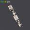 DJ622-J5.2A self-locking plug spring straight terminal block brass tin plated straight strap connector