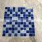 4mm and 8mm thickness Crystal glass mosaic for swimming pool mixes color from FOSHAN