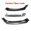 Honghang Factory Manufacture Car Parts Front Chin Lips 3-stage Anterior lip Font Bumper Lip Spoiler For A4 B9 Sedan 2017-2018