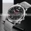 Skmei 9206 stainless steel watch jam tangan pria waterproof wristwatches men