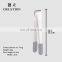 Factory Direct custom mini artificial metal ice tongs cocktail bar tool reusable stainless steel wine ice cube gift set