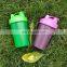 Sport 400ml Blender Printing Black OEM Private Label Custom Logo Low MOQ Plastic Gym Shaker Bottle Protein