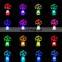 2019 12LEDs flower 16 Colors Remote Control Submersible Vase light Multicolor LED Waterproof Base Light for Wedding