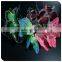 led fiber various color butterfly fariy battery powered christmas lights for christmas ornament, funny decoration