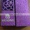 2016 Rose Flower Chinese Purple Wedding Invitation Candy Box