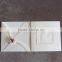 White Pocket With Cute Flower Accessory Rustic Vintage Wedding Invitations
