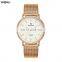 WOMAGE 1118 Women Simple Low Price Life Waterproof Hand Watch Mesh Strap Analog Quartz Charm Wrist Watch