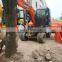 Used Doosan DX60W Hydraulic South Korea wheel Excavator 6 ton for sale