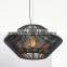Southeast Asia style Indoor use Hanging Bamboo Rattan decor lamps paper rope rattan bamboo pendent lamp