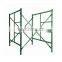 Heavy Duty Scaffolding Frame System European Standard Galvanized Painted Blue Yellow Red Clamb Ladder Scaffold