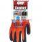 WG-310 Red Nylon Spandex Micro Foam Latex Nitrile Palm Maxi High Flex Gardening Safety Work Gloves