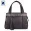 Fashion Style Designer Collection of Zip Closure Type Anthracite Fittings Stylish Women Genuine Leather Handbag