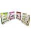 Factory Custom Printed bocadillos de frutas y verduras UV printing flat bottom reusable snack bag