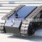 75kg load capacity small robot rubber track chassis