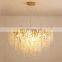 Living Room Crystal Light Luxury Chandelier Restaurant Villa French Aluminum Pendant Light