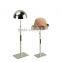 Metal Hat Display Stand Black Hat Display Rack Hat Holder Cap Display HH001-Brushed