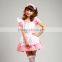 High Quality Uniform Clothes Sexy Dress Pink Lolita Maid Dress Waitress Costumes Anime Cosplay Halloween Costume Fancy Dress