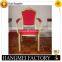 Classic hotel banquet chair armrest