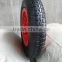 flat free tire plastic pneumatic rubber wheels 3.00-8 for wheelbarrow