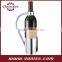 Stainless Steel Deluxe Wine Bottle Holder Rack And Pourer Built In Drip Collar with Gift Box