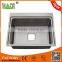 single bowl small Corner stainless steel kitchen sink HD6252